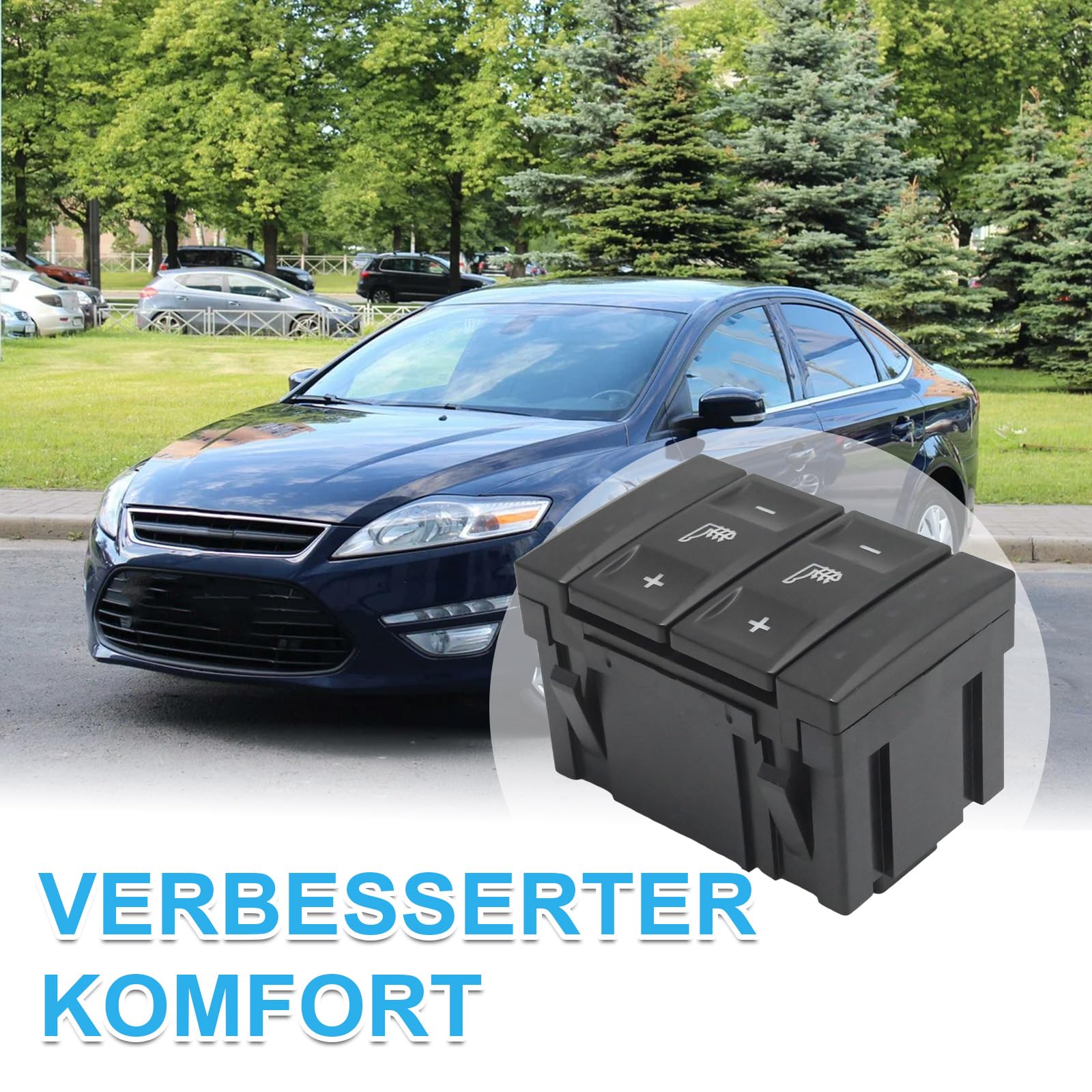 6M2T-19K314-AC - Interruttore elettrico di ricambio per Ford Mondeo MK4 2007-2010, ricambio per Ford S-MAX 2006-2010, sostituisce BS7T-19K314-AB