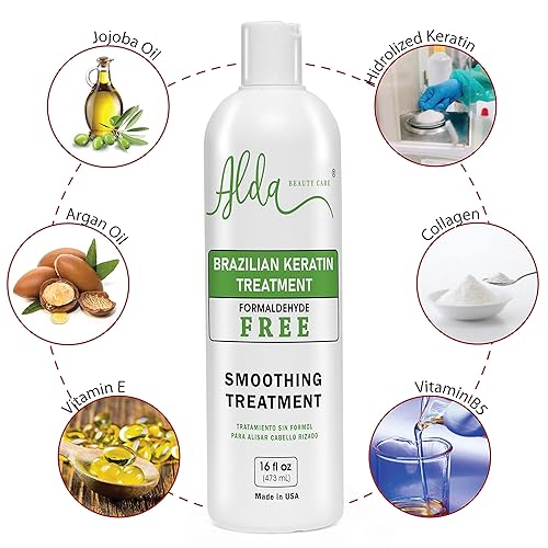 Miniatura 3 de Alda Beauty Care Tratamiento alisador brasileño de queratina  Sistema alisador de soplado  Sin formaldehído 40 fl oz