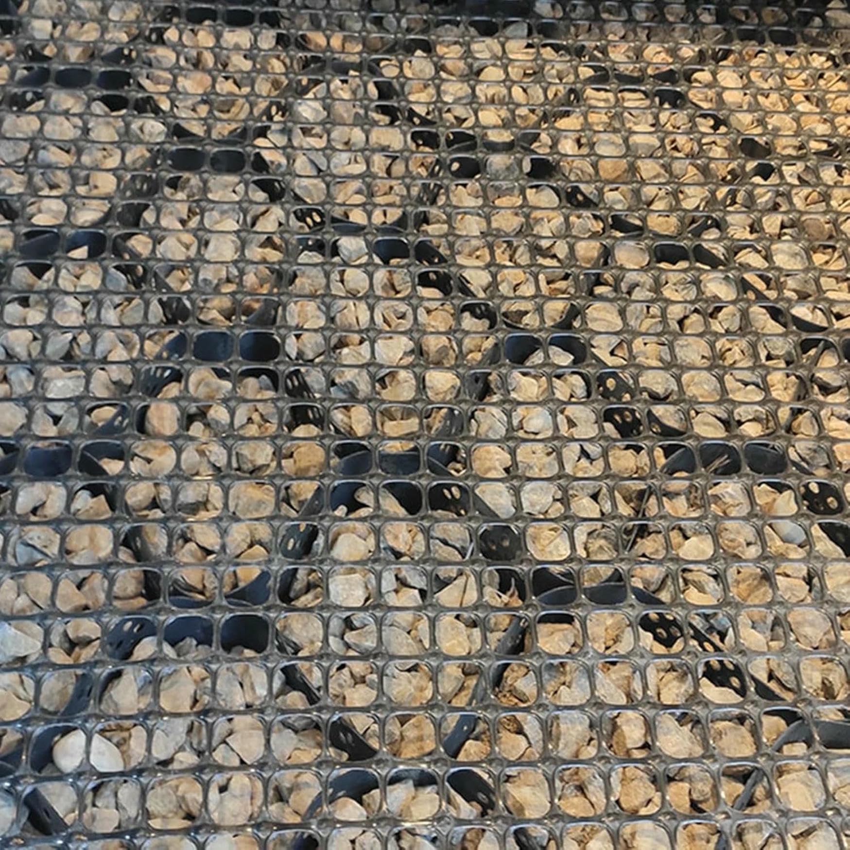 Grille de sol stabilisatrice de gravier pour éliminer les ornières