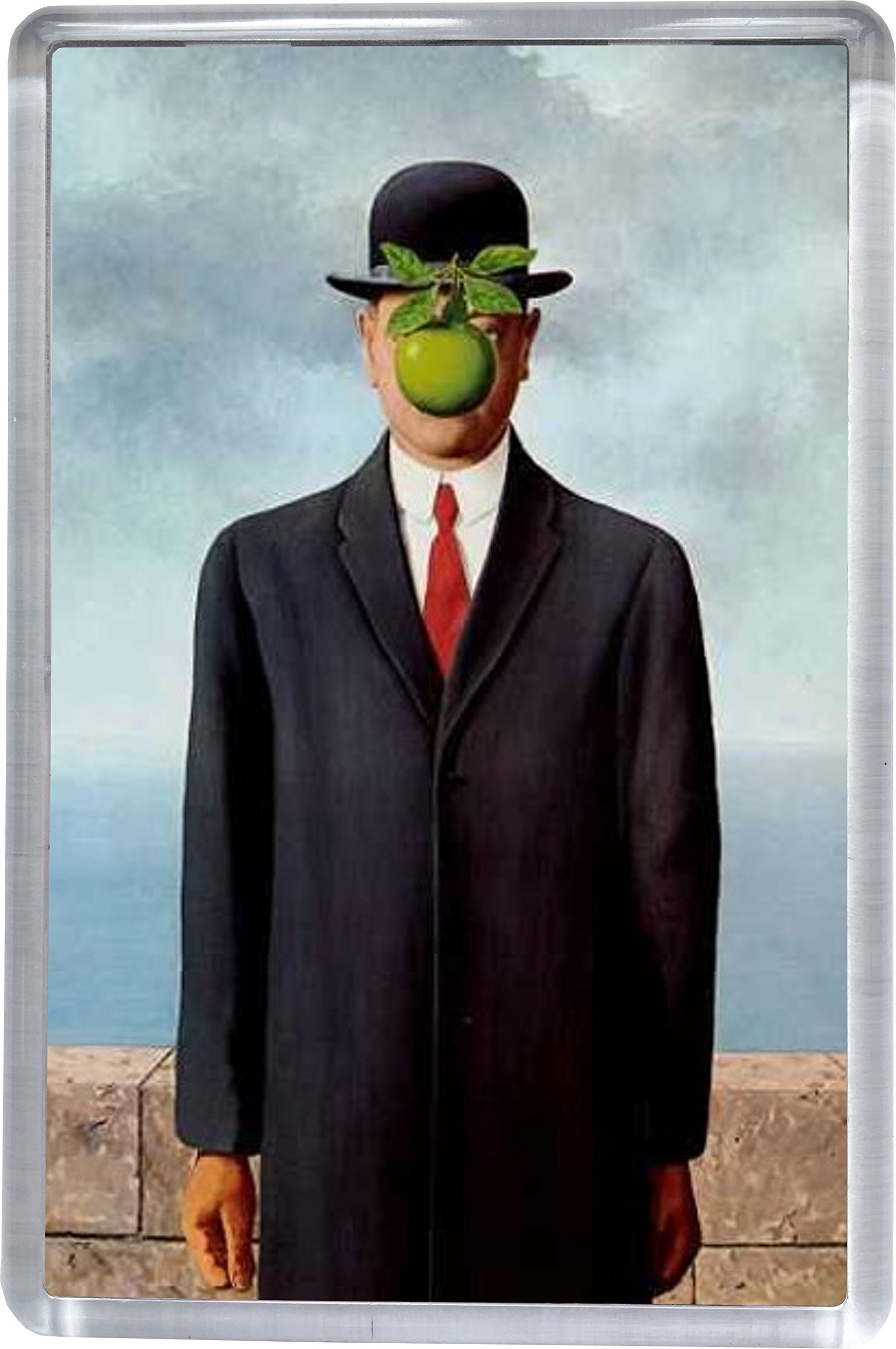 René Magritte - The Son of Man Fridge Magnet 5 x 7.5 cm