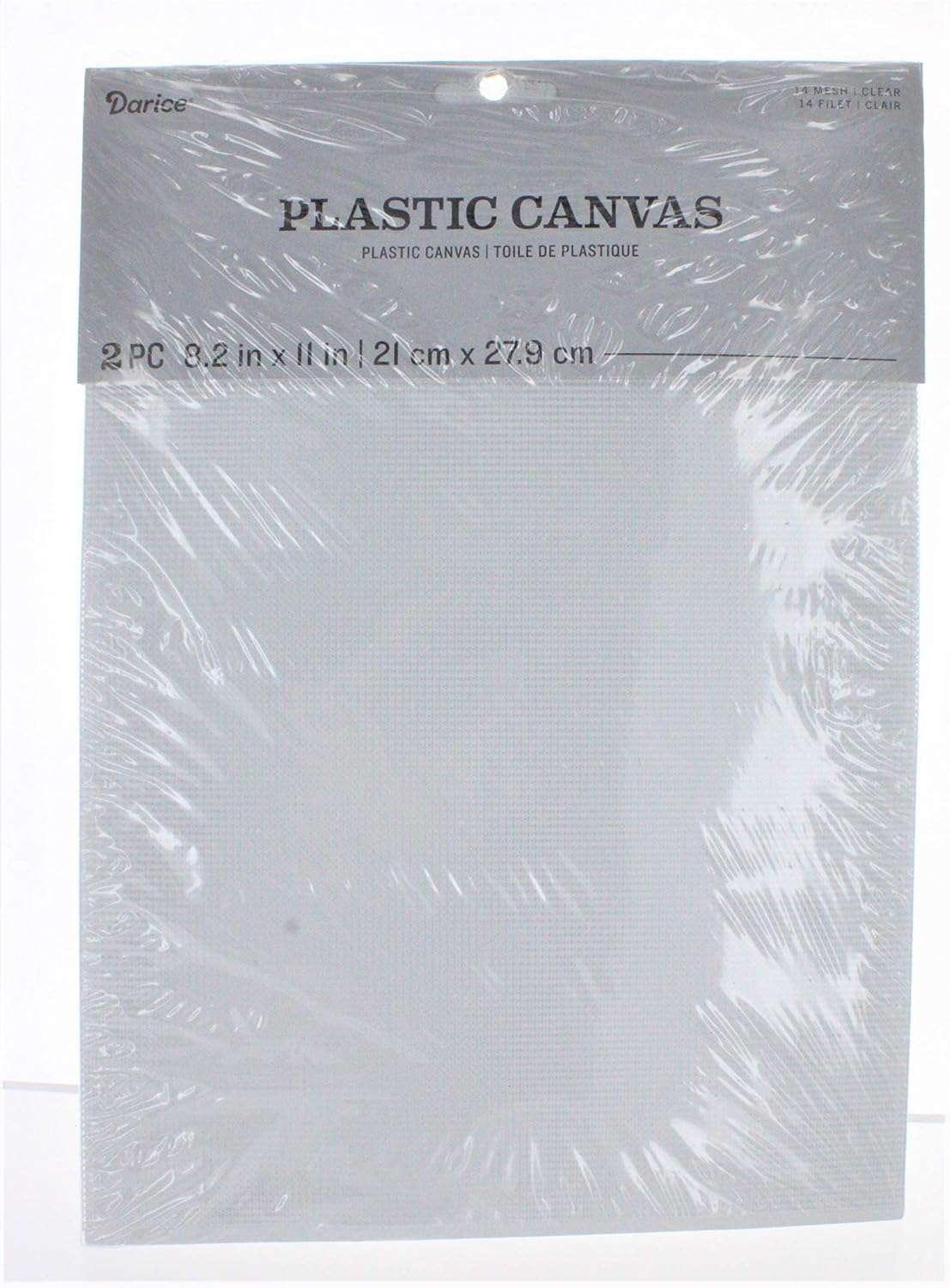 Darice Plastic Canvas 14 Count (Package of 2) - Clear