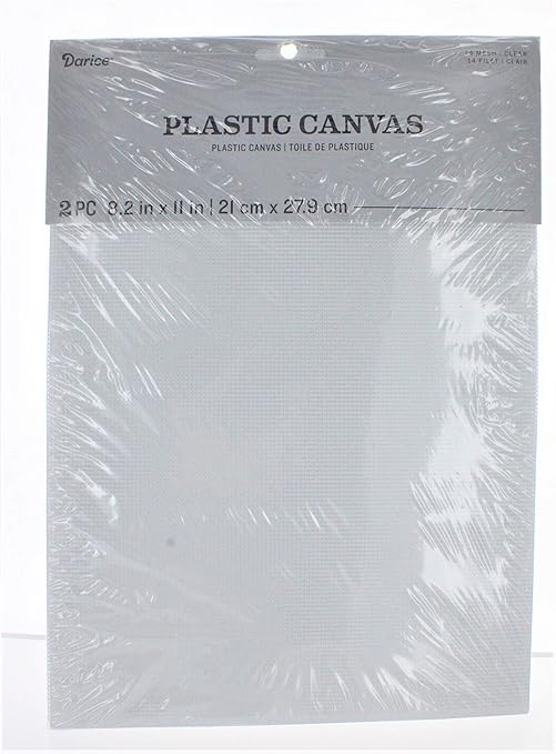 Darice Plastic Canvas 14 Count (Package of 2) - Clear