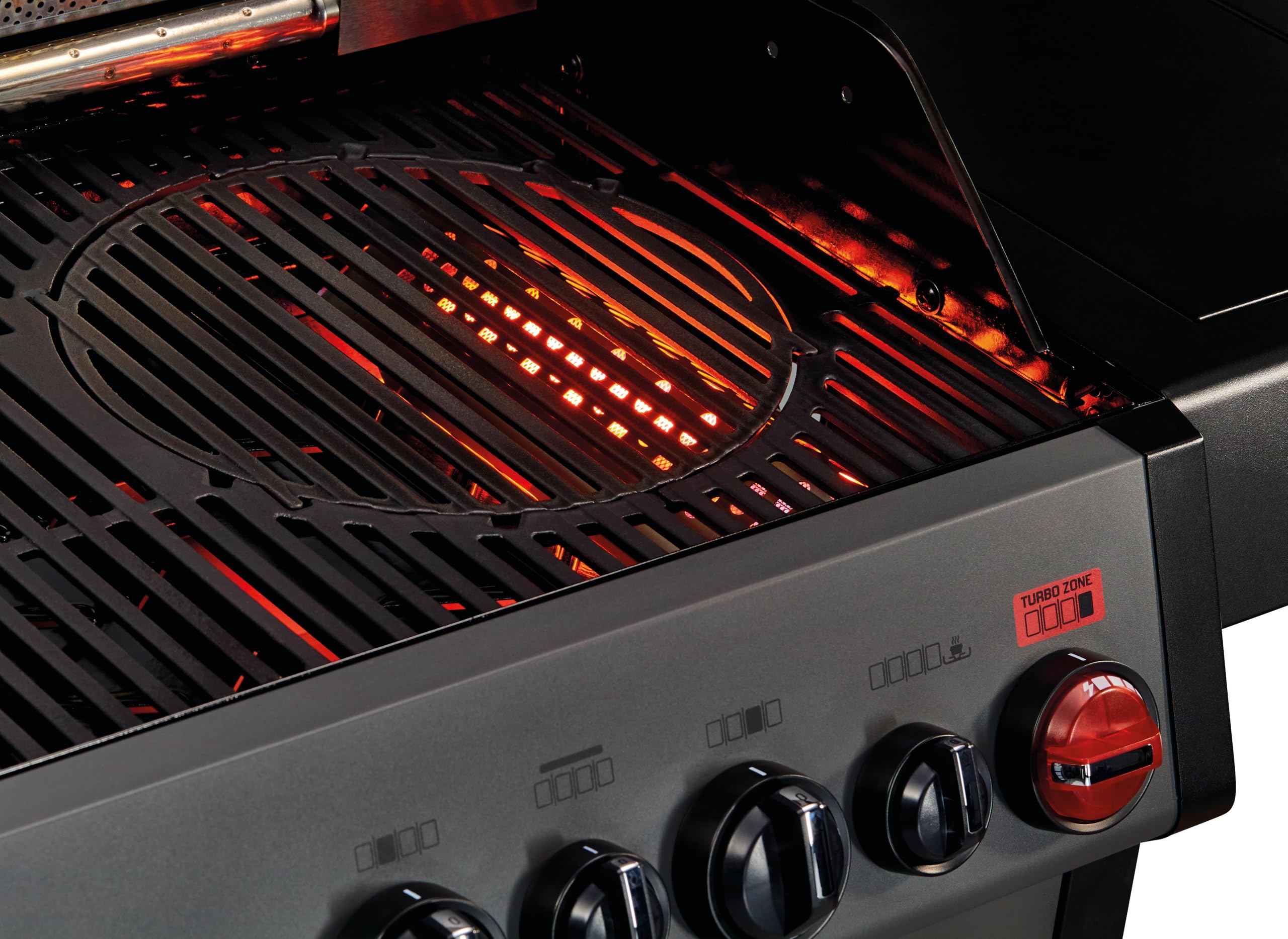 ENDERS - Barbecue Hyde 4-6 brûleurs dont 1 Turbo Zone - 1 brûleur arrière infrarouge - 1 brûleur latéral - SWITCH GRID - 19,4 kW