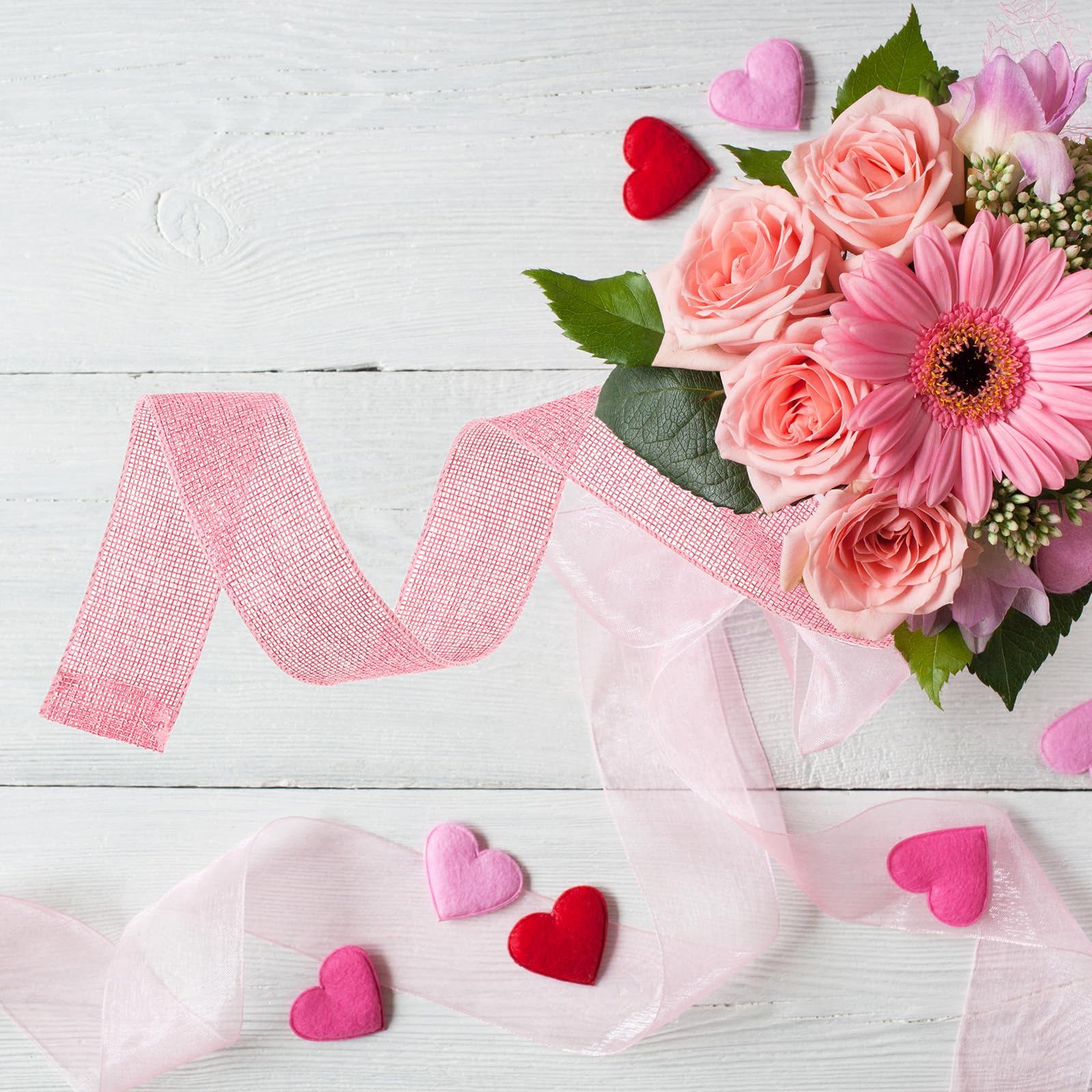 PATIKIL Burlap Fabric Ribbon - Image 3