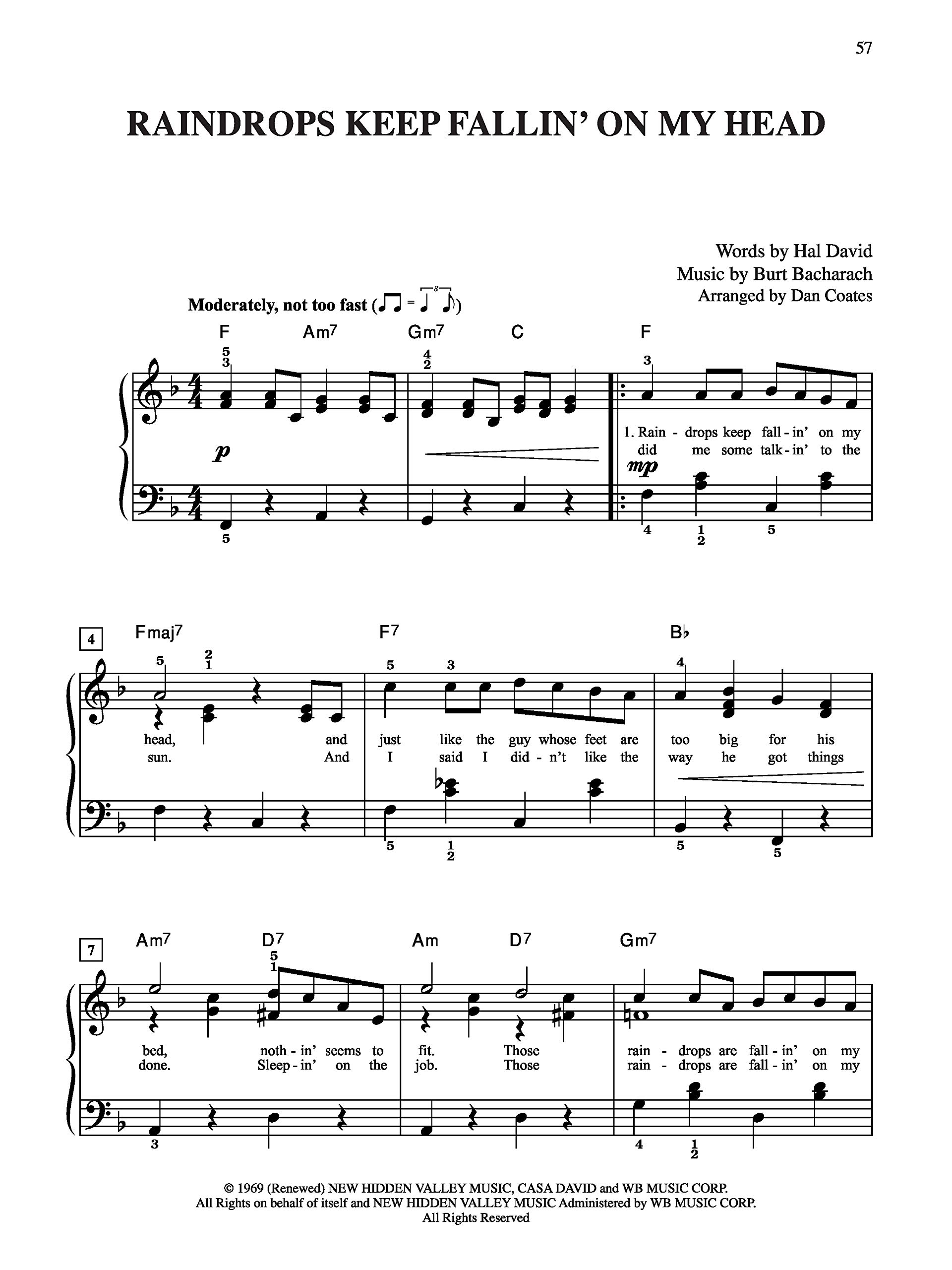 The Billboard Hot 100 50th Anniversary Songbook: Easy Piano