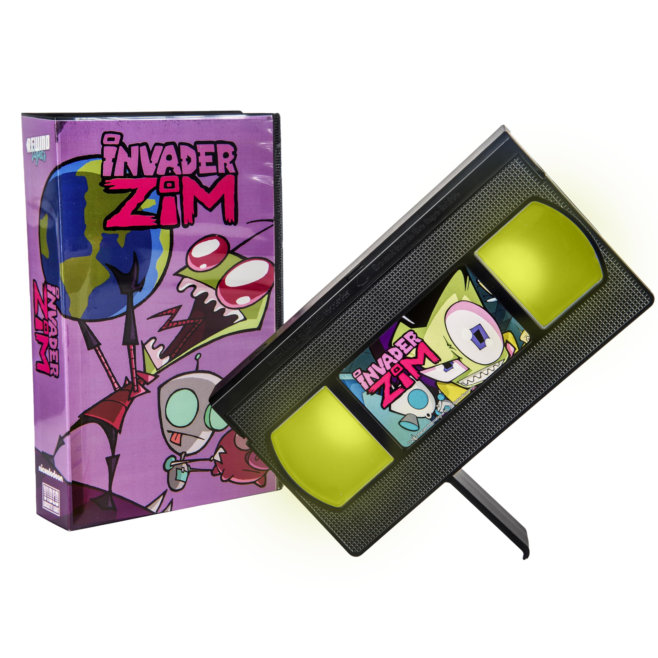 Aaa Merchandise Invader Zim Rewind Light – Led Video Light With Iconic Cartoon Design – Perfect For Fans Of – Gift For Cartoon Lovers & Early 2000S Nostalgia Fans