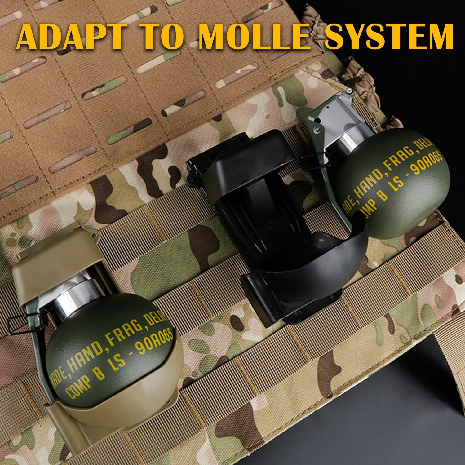 Modello di Granata Finta Tattica Giocattolo, Granate in plastica, Accessori for equipaggiamento tattico CS Airsoft for Fan dell'Esercito, Cosplay