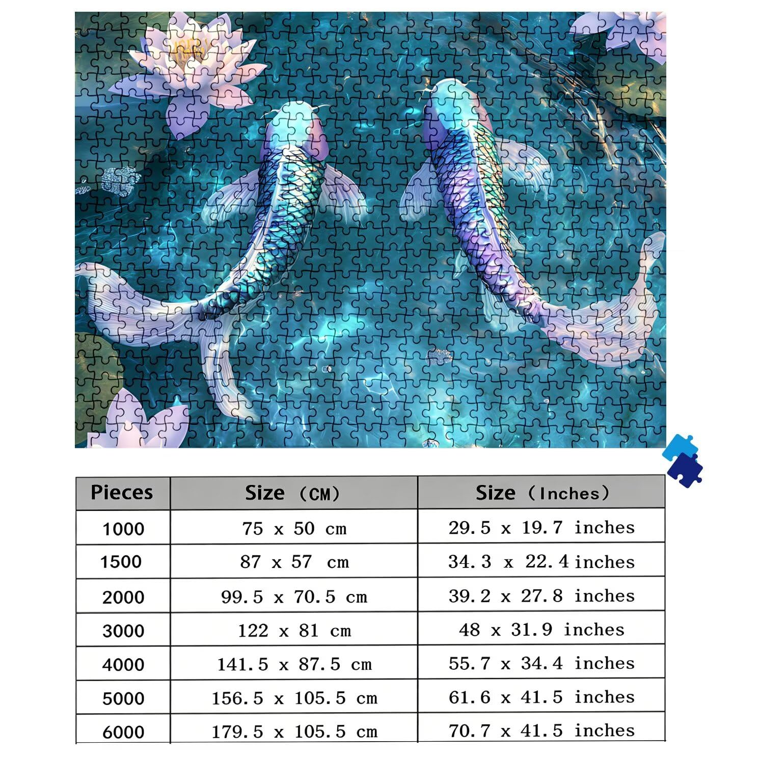 Puzzle 5000 elementów, drewniane puzzle dla dorosłych – Impossible Puzzle 156,5 x 105,5 cm niffy gra myśleniowa i myślenie dla kobiet i mężczyzn, gra rodzinna na wieczory z grami, prezent dla kobiet