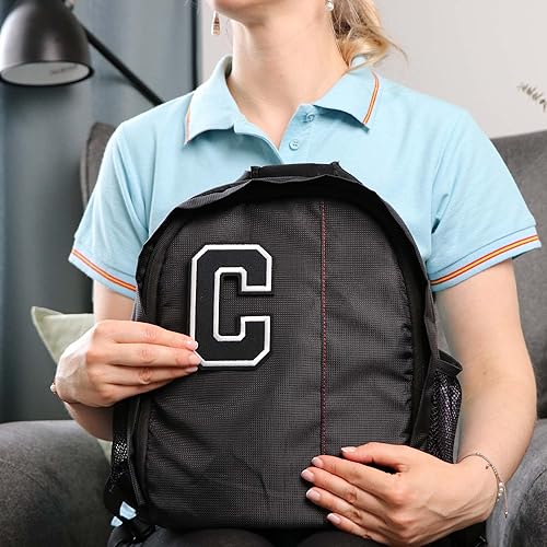 Miniatura 127 de Parches de letras termo-adhesivas de alta calidad – Lindas letras para ropa – Parche universitario para ropa – Letras bordadas de 4 1/2 parches