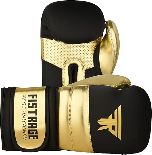 Miniatura 7 de FISTRAGE - Guantes de boxeo de cuero metálico para entrenamiento de artes marciales mixtas, Muay Thai, Kick Boxing, Sparring, bolsa pesada, guantes
