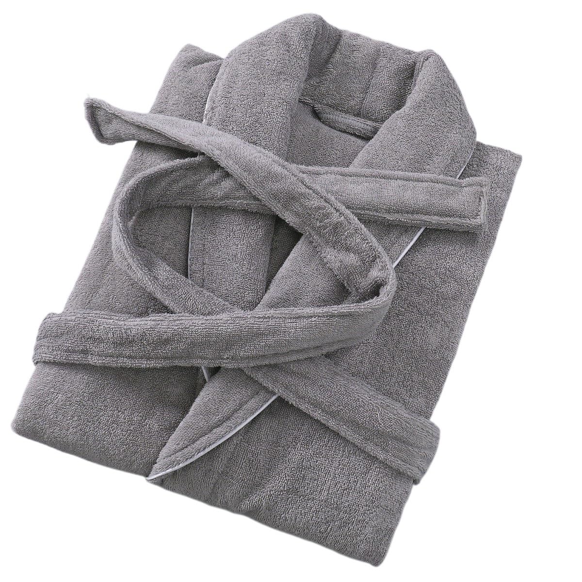 Albornoz,Bata de Baño Albornoz de baño Blanco for Mujer, Bata de Hotel, Sauna y Piscina, Bata de Felpa de algodón Suave, Bata de baño Larga de Gran tamaño for Hombres(Blue,Women Large)
