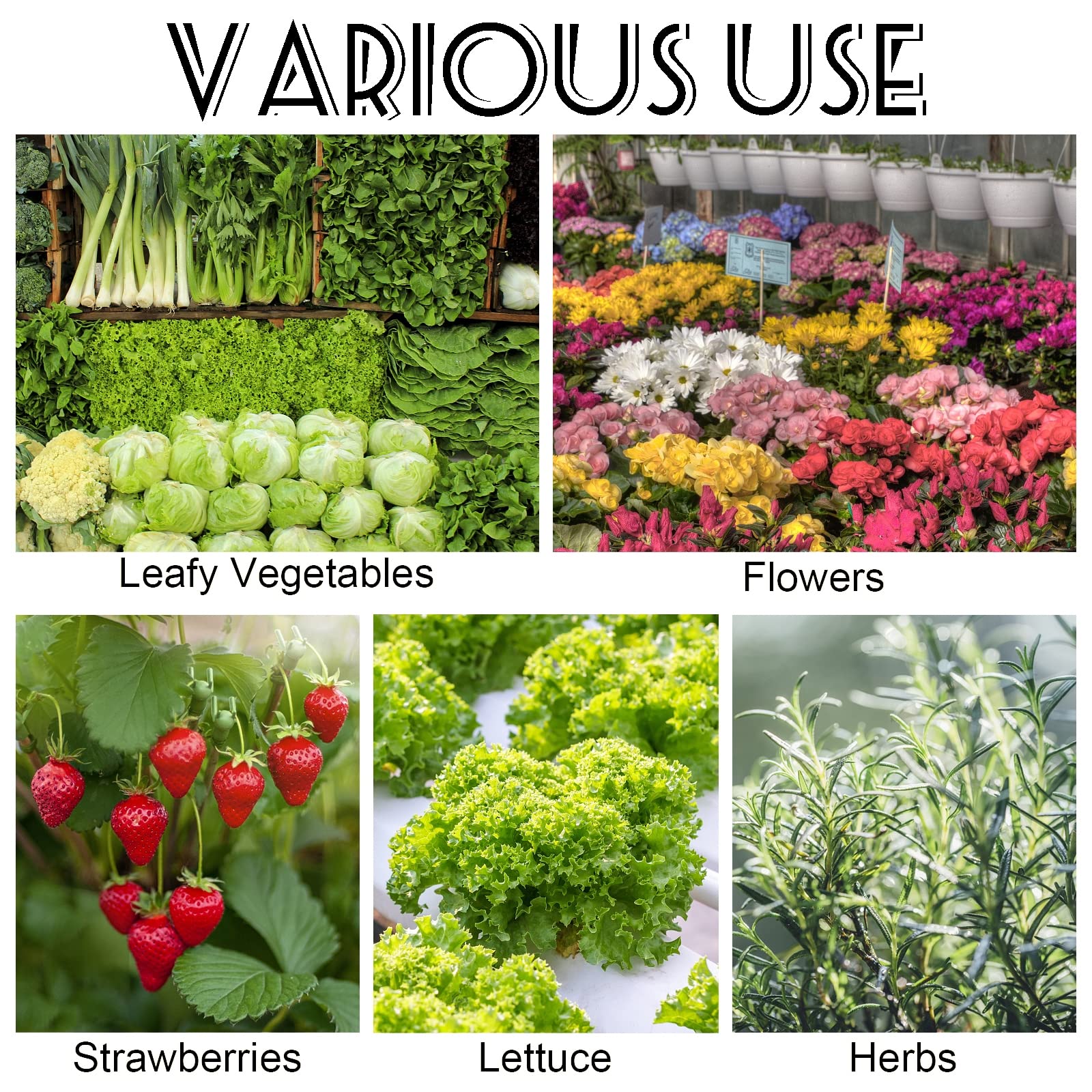 Kit De Cultivo Hidropónico 108 Agujeros 4 Tubos Hidropónico De PVC Sistema De Cultivo De Agua Plantas De Jardín para Hortalizas Lechuga Flores Frutas Verduras Sin Tierra Hidropónico