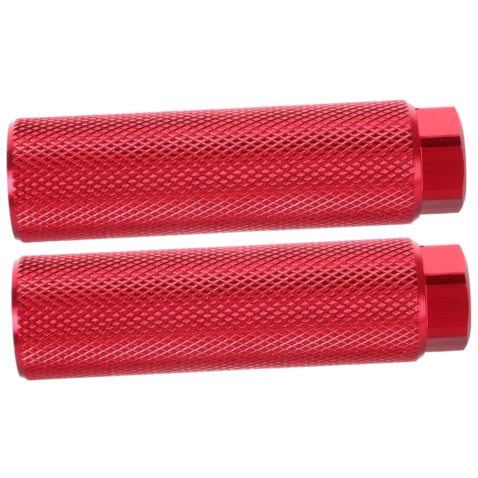 GALPADA Mountain Bike Pegs 2pcs Bicycle Rear Foot Pegs Red Aluminum Alloy Construction Easy to Install Comfortable Ride