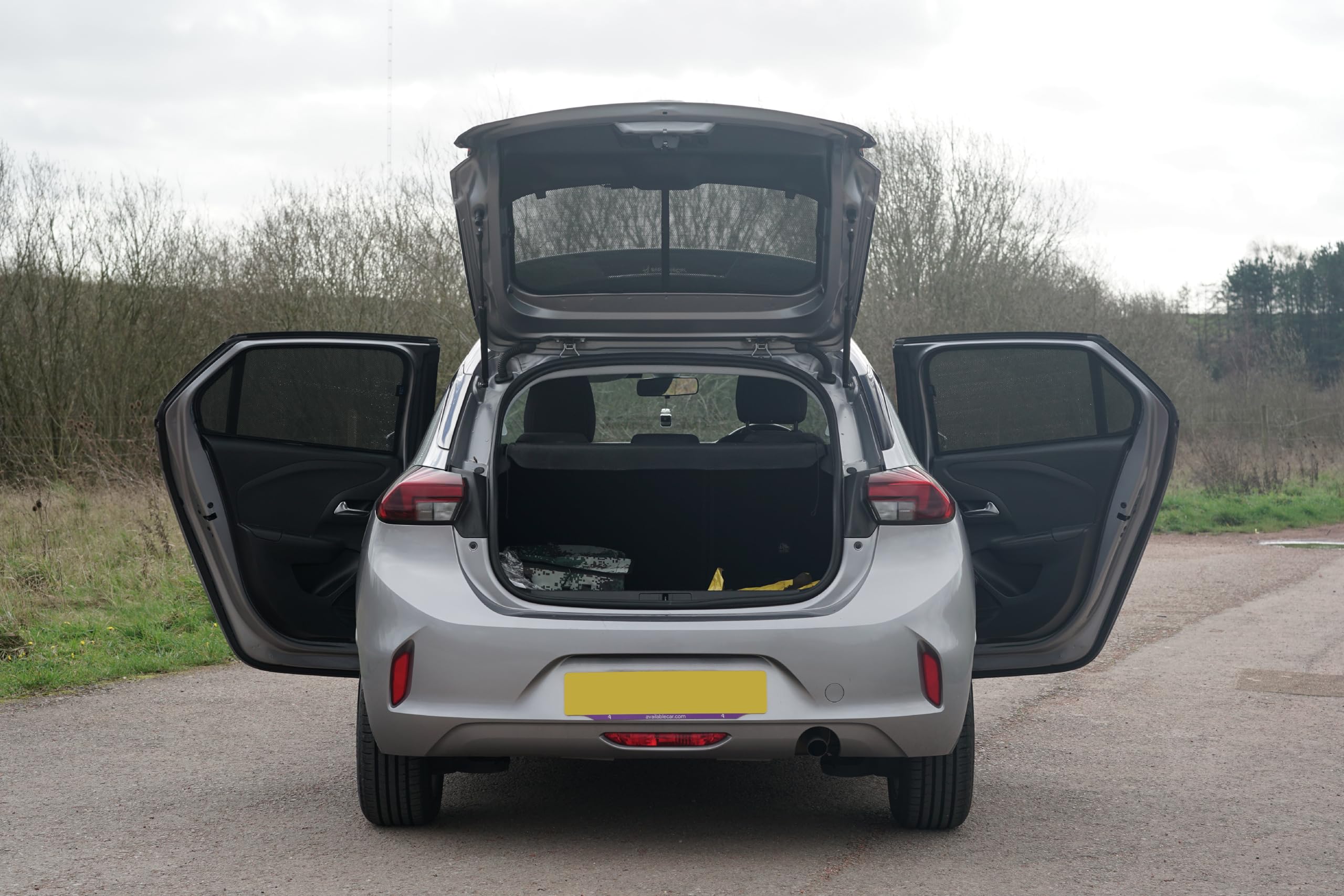 Juego de parasoles de Coche compatibles con Opel Corsa F de 5 Puertas 2019 (4 Piezas) a Medida para automóviles