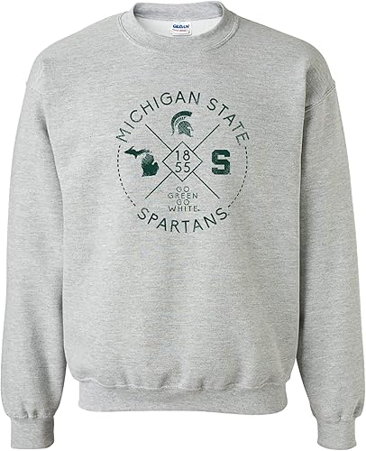 Miniatura 7 de Sello de identidad de la NCAA, cuello redondo de color del equipo, universidad, universidad