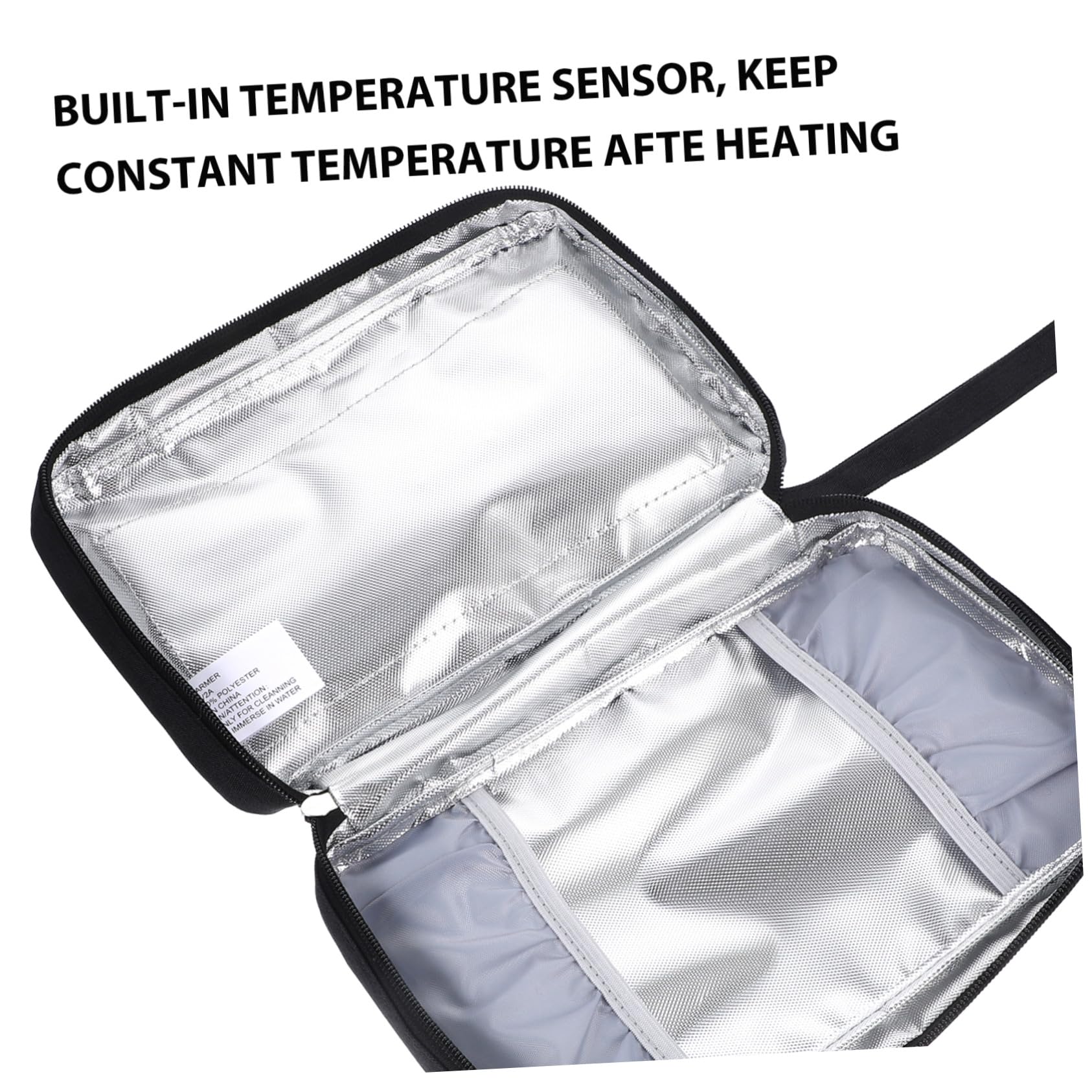 COLLBATH Calentador de Toallitas Húmedas Material Poliéster Capacidad de 20-80 Unidades Función de Conservación de Calor y Temperatura Constante para Ñiño para Uso Indoor y Outdoor