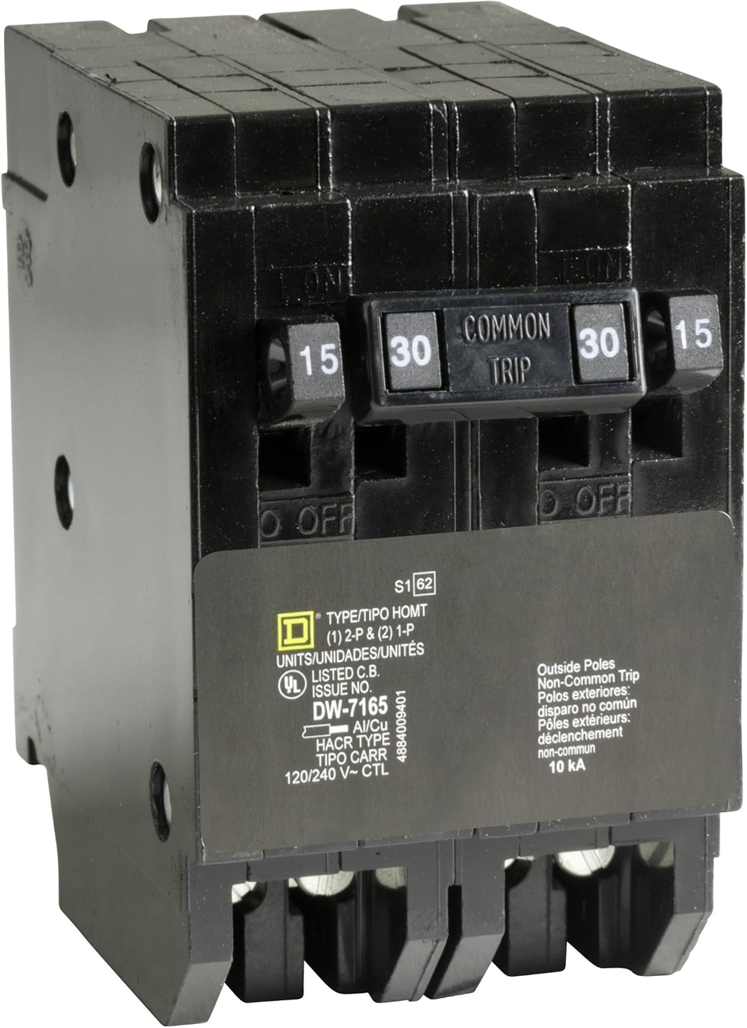 Square D HOMT1515230CP Circuit Breaker, As Shown in The Image