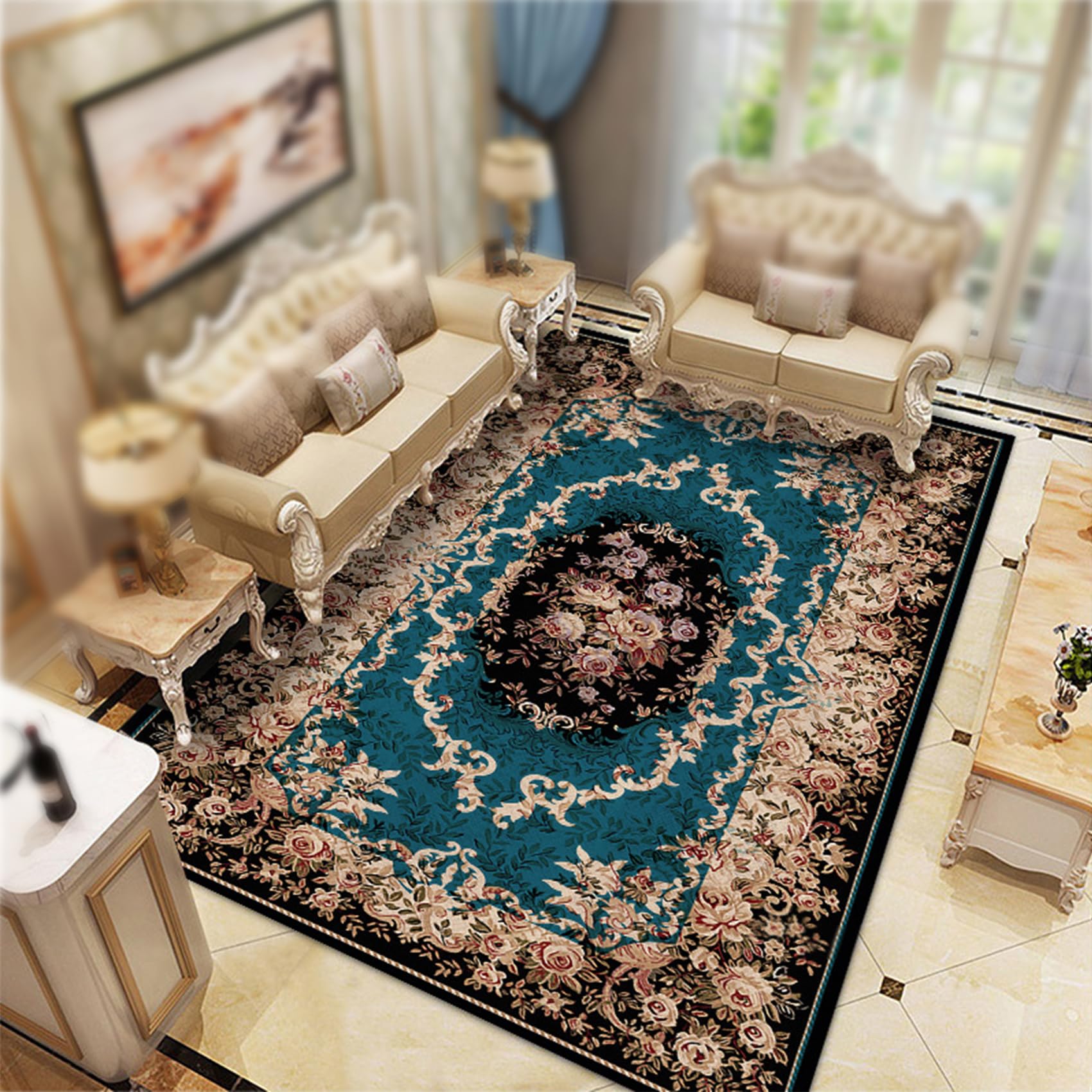 Tapis de chambre et salon vintage pour sublimer un sol neutre