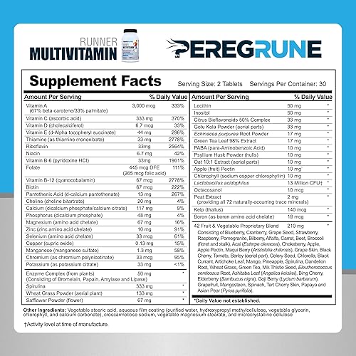 Runner Multivitamina y Omega 3 Bundle  Multivitamina diseñada para corredores  Antioxidantes para la salud y recuperación  Complejo de vitamina B