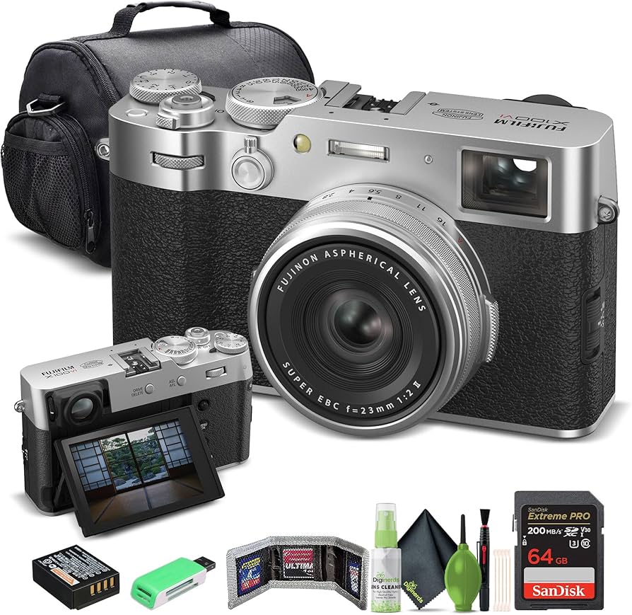Amazon.com : FUJIFILM X100VI Digital Camera (Silver) (16821822) +