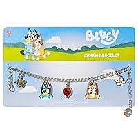 Vista 13 de LUV HER Pulsera de 7 pulgadas con dijes de metal a partir de 3 años, 7 pulg., Plástico, No es una piedra preciosa