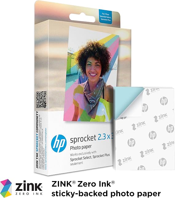 Amazon.com: HP Sprocket 2.3 x 3.4 