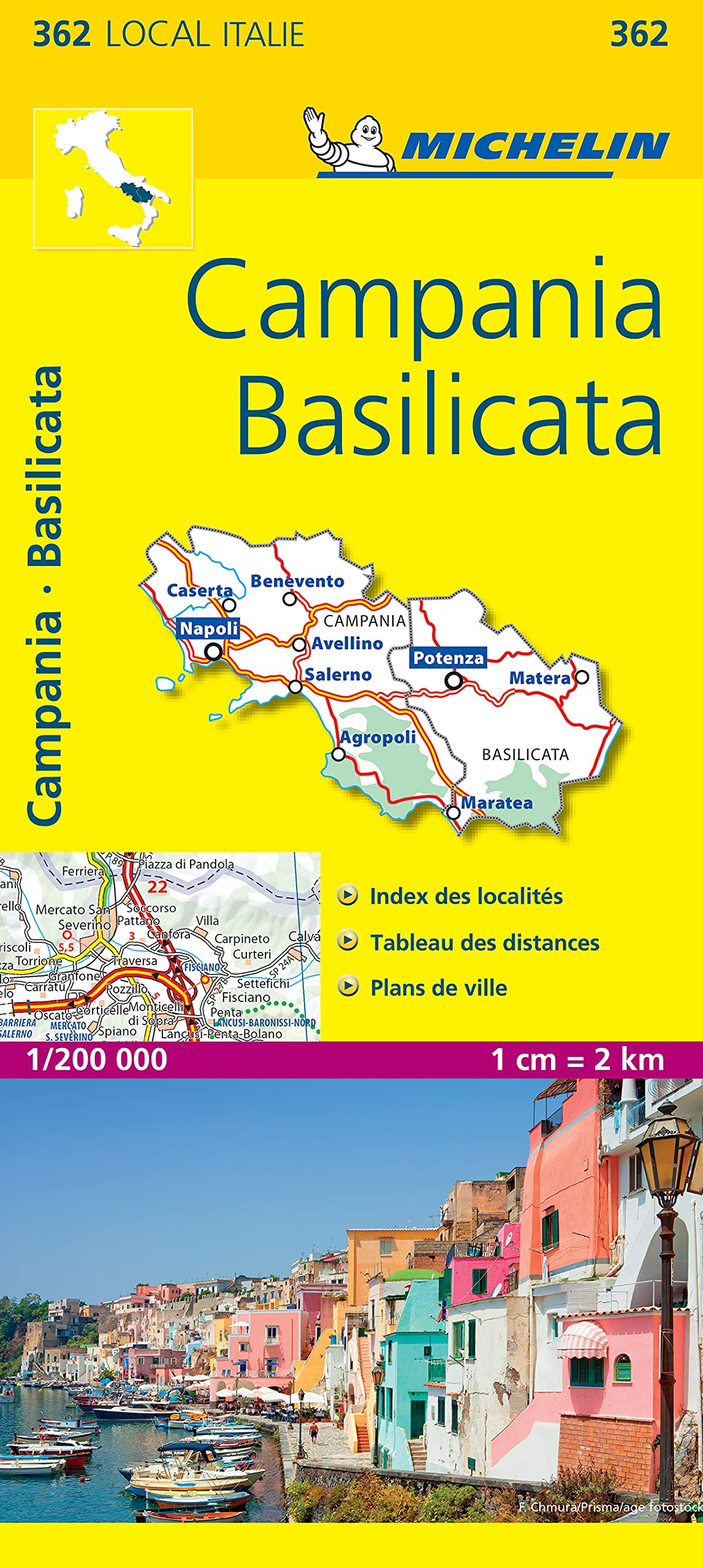 Campania / Basilicata (362) (Michelin kaart - lokaal Italie (362))