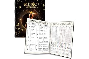 Harloon Blank Piano Sheet Music Notebook