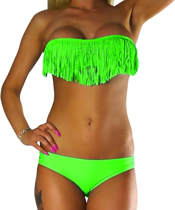 SHEIN Swim BohoFeel Fringe Hem Ph Up Bikini Swimsuit | SHEIN A