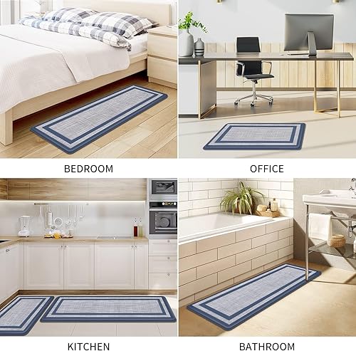 Miniatura 144 de Mattitude - 2 tapetes acolchados antifatiga, antideslizantes, impermeables, ergonómicos para estar de pie cómodamente en la cocina, suelo, oficina
