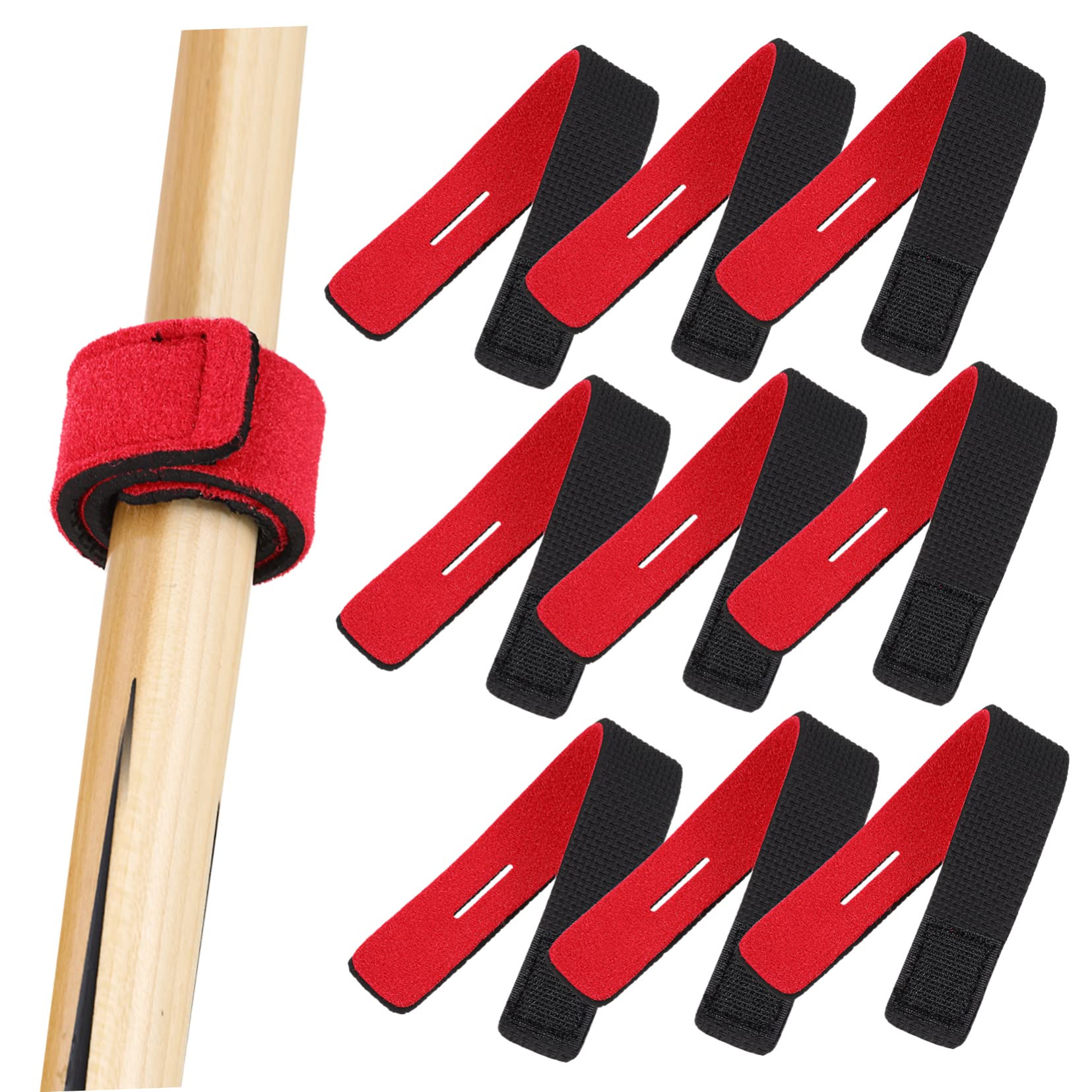 VANZACK 30pcs Fishing Rod Straps Elastic Fishing for Organizing Protecting Rods Portable Design