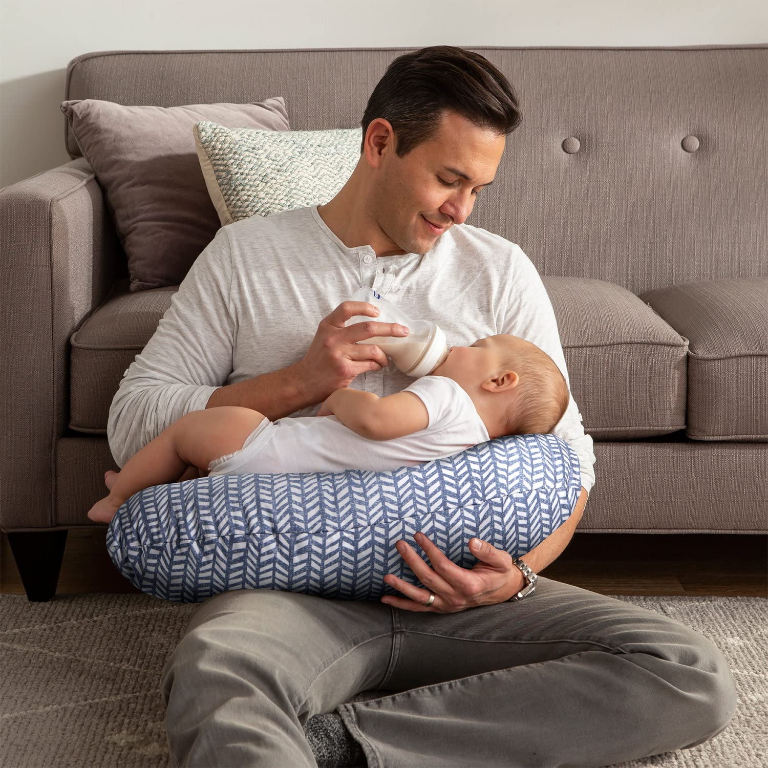 Fodera Per Supporto per Allattamento Boppy, in Cotone, Massima Igiene, Lavabile in Lavatrice