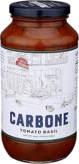 CARBONE Tomato Basil Pasta Sauce (24 ounces, Pack of 1) | 24 OZ