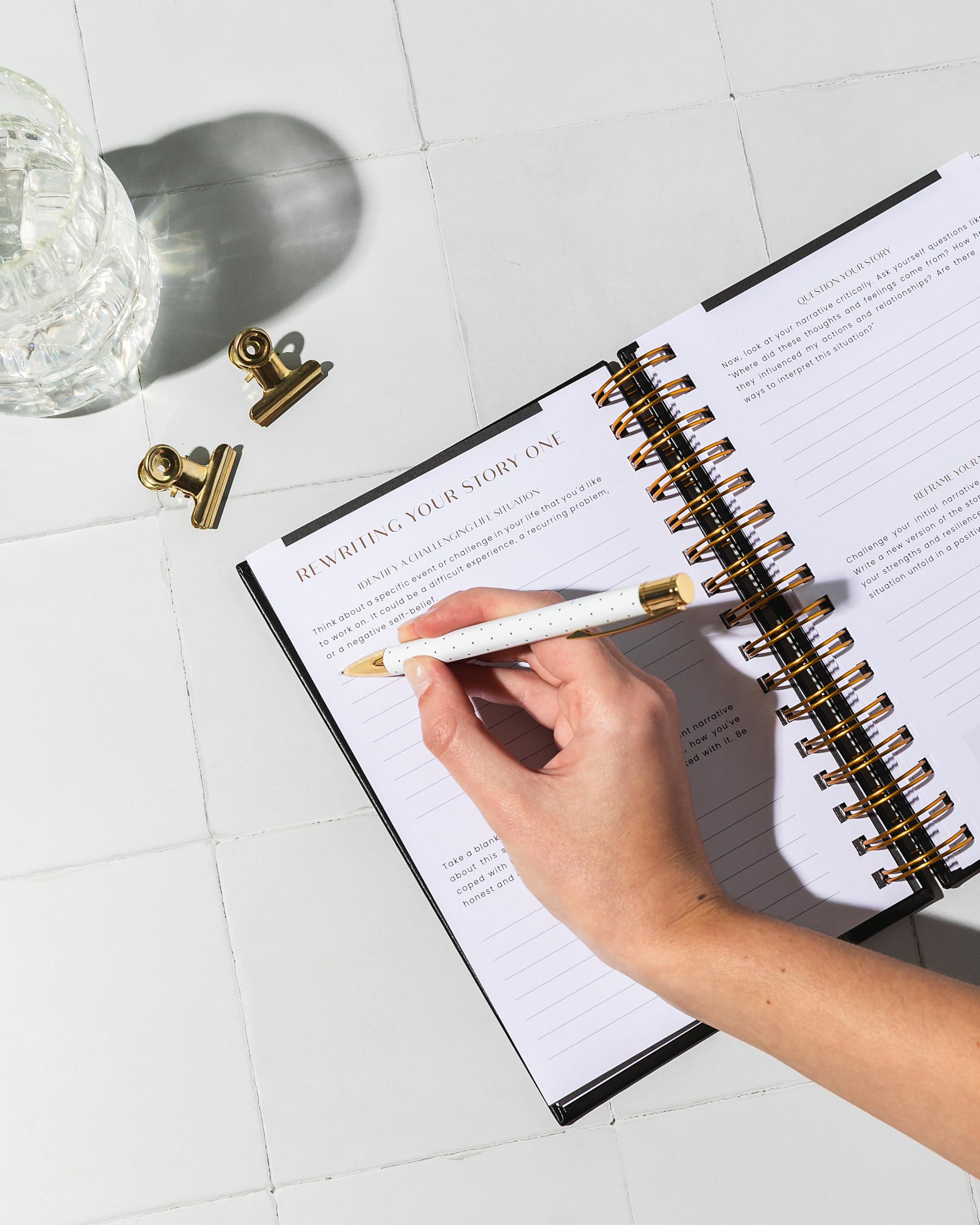 Mental Health & Shadow Work Journal Empower – Geführte Aufforderungen zur Reduzierung von Angstzuständen, Aufbau von Achtsamkeit und emotionaler Heilung – ein Werkzeug für Selbstbewusstsein und