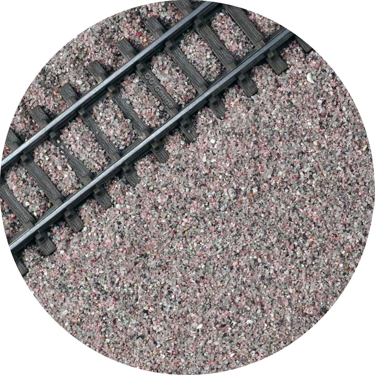 OO/HO Gauge Model Railway Track Ballast - Pink Grey | 500g | Model Railway Scenery Material