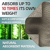 Vista 3 de Apósito de alginato de calcio plateado, paquete individual de 4 x 4 pulgadas, 12 vendajes de alginato ag, vendaje de heridas no adhesivo