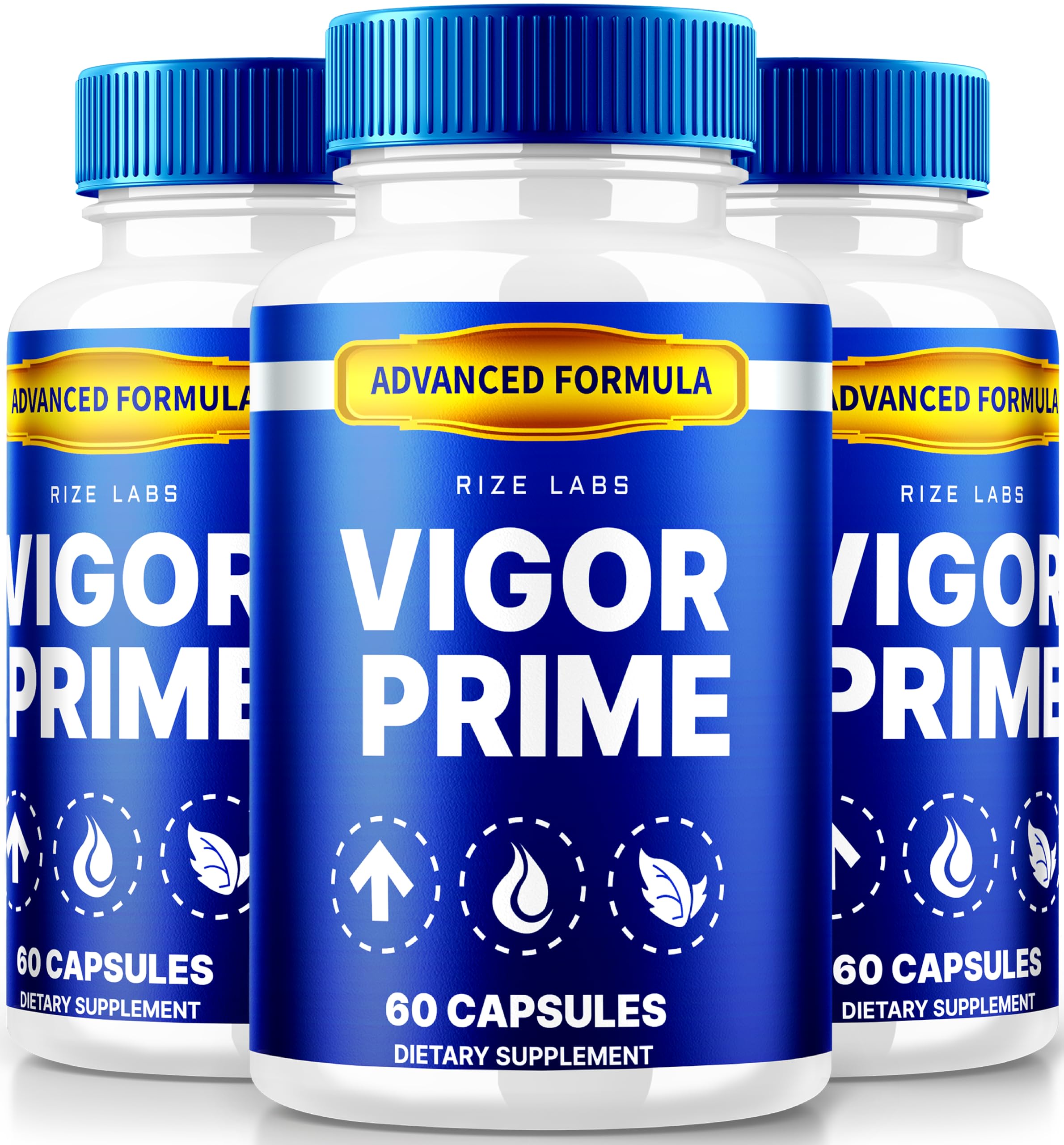 (3 Pack) Vigor Prime Capsules for Men, Official Male Formula for Maximum Performance, All Natural Vigor Prime to Support Endurance and Fitness, VigorPrime Multivitamins Reviews (180 Capsules)