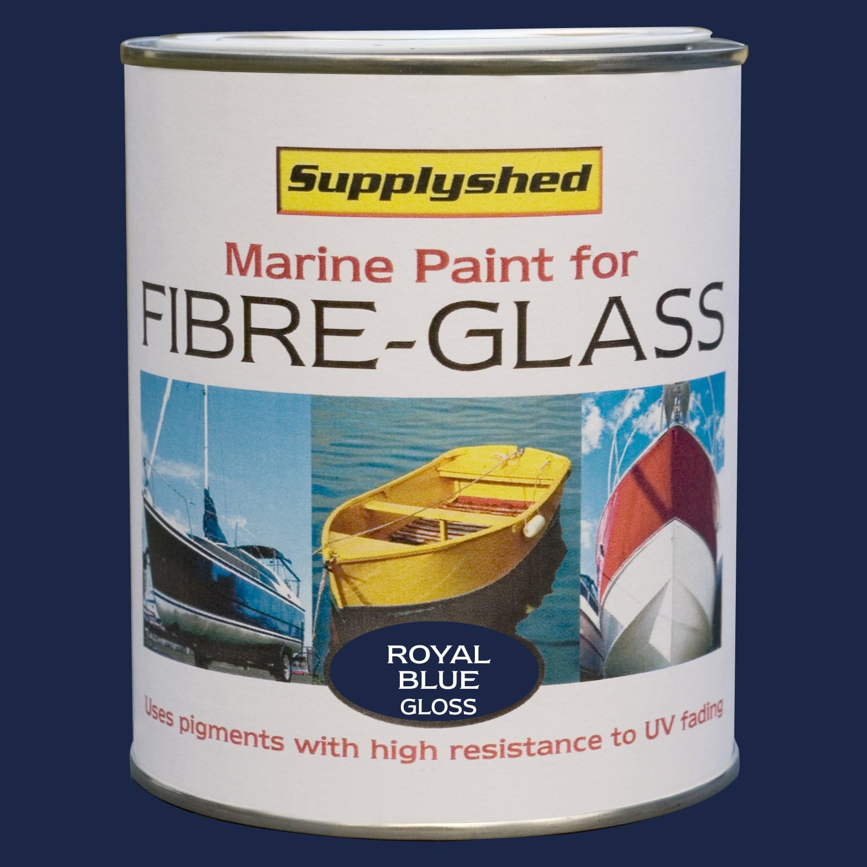 Fibreglass Boat Paint ROYAL BLUE gloss 750ml