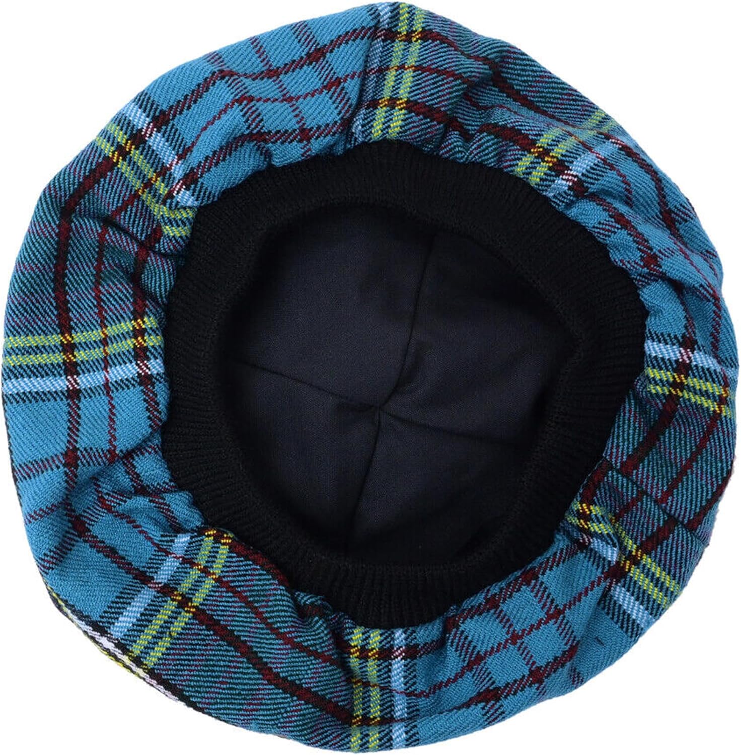 Traditional Scottish Tam O’ Shanter Cap – Wool Tartan Bonnet with Pom Pom - Image 6