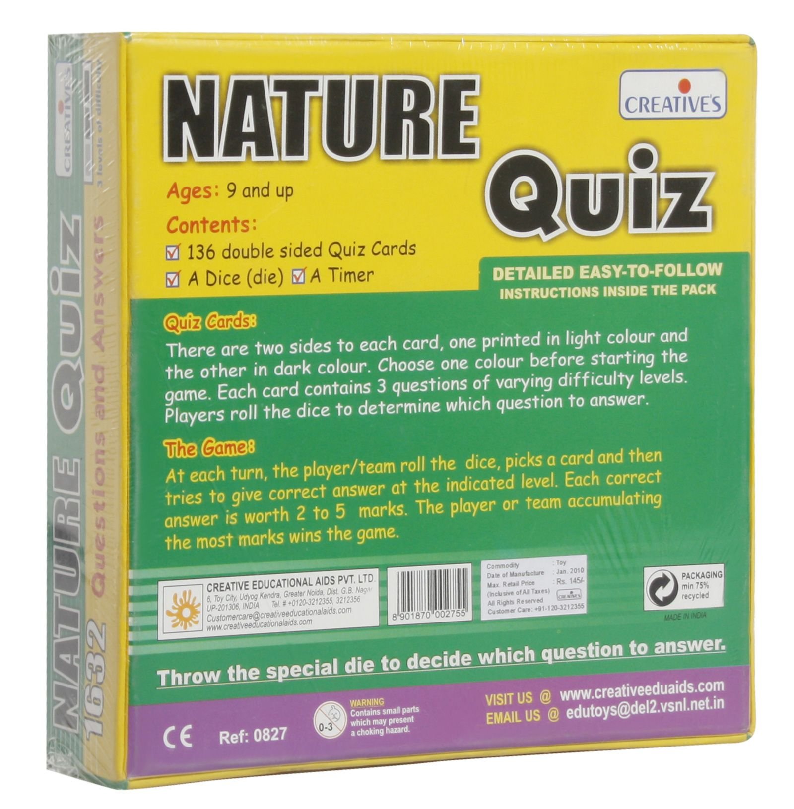 Creative's Nature Quiz (Multi-Color) - Image 2 thumbnail