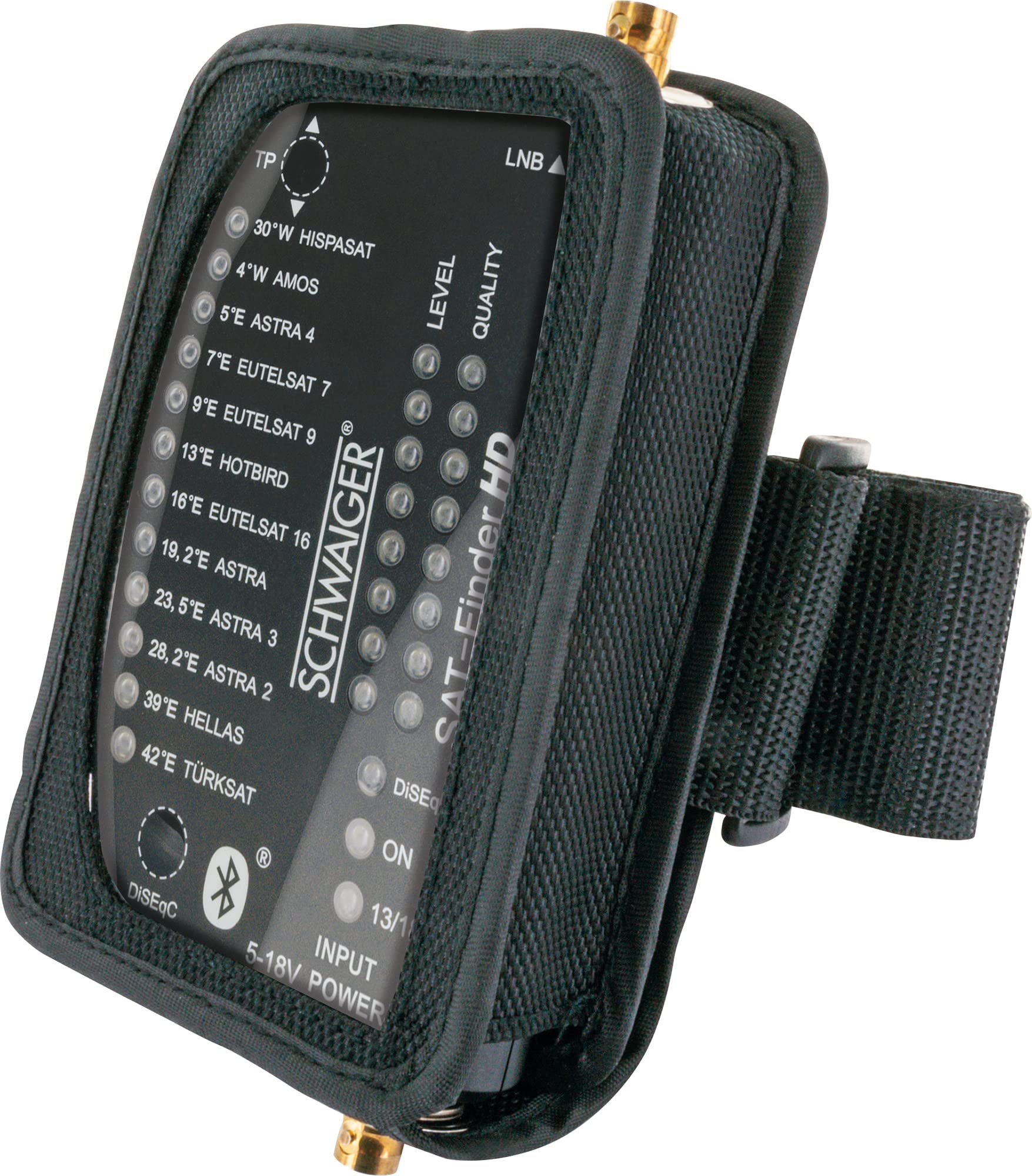 SCHWAIGER Sat Finder HD + Powerbank Pointeur Satellite