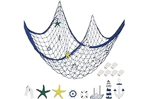 渔网航海渔网墙壁悬挂装饰