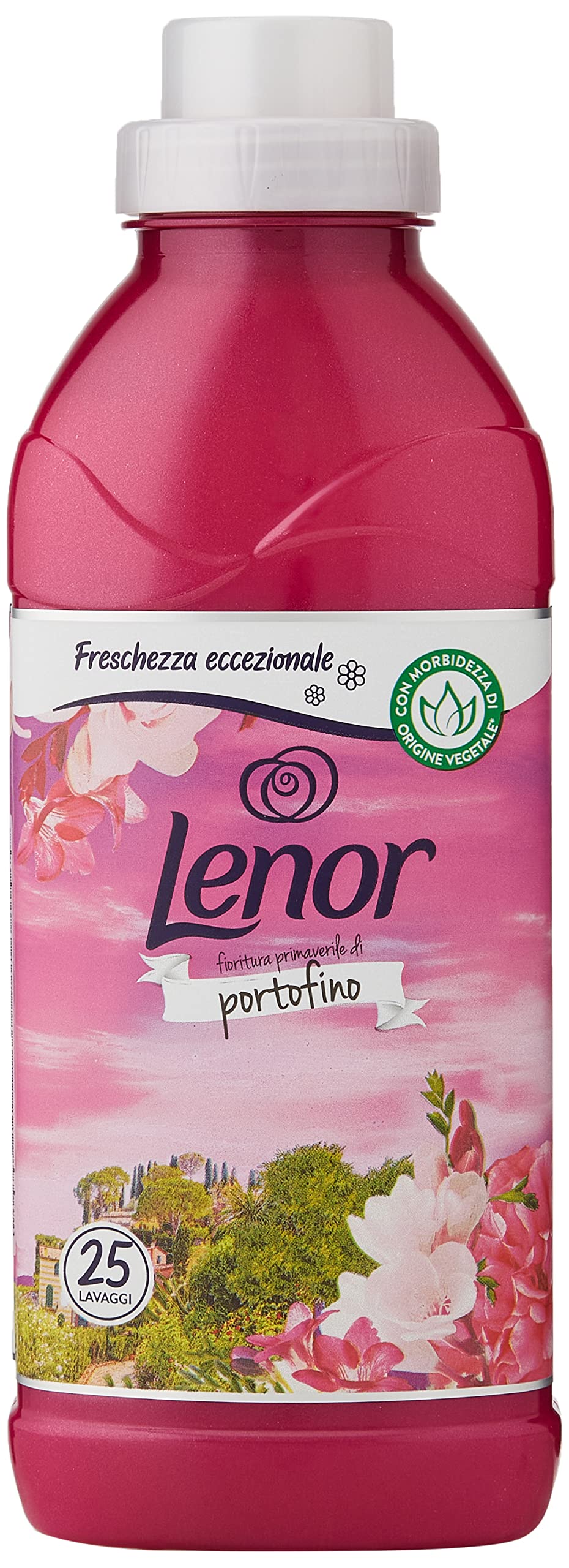 LENOR Suavizante para lavadora concentrado, 200 lavados (8 x 25), Portofino