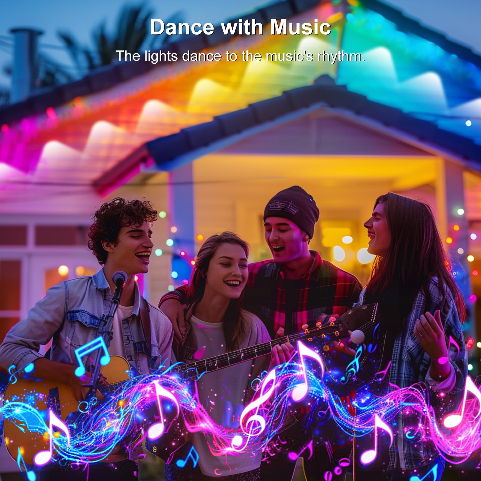 lemonrole Permanent Outdoor Lights Extension Lead Waterproof Cord