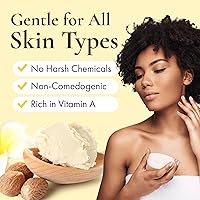 Vista 7 de HalalEveryDay Manteca de karité africana cruda de Ghana, manteca de karité amarilla 100% pura sin refinar de grado A para piel y cabello, crema