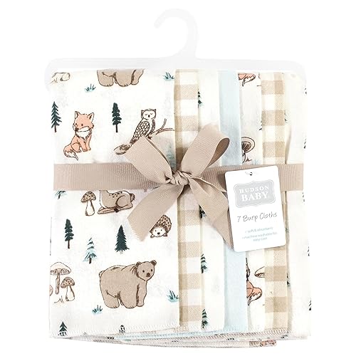 Miniatura 1071 de Hudson Baby - Paños unisex de franela de algodón para bebé, avión, talla única