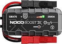 NOCO Boost X GBX75 2500A Jump Starter: UltraSafe Lithium Booster for 8.5L Gas & 6.5L Diesel Engines, Power Bank
