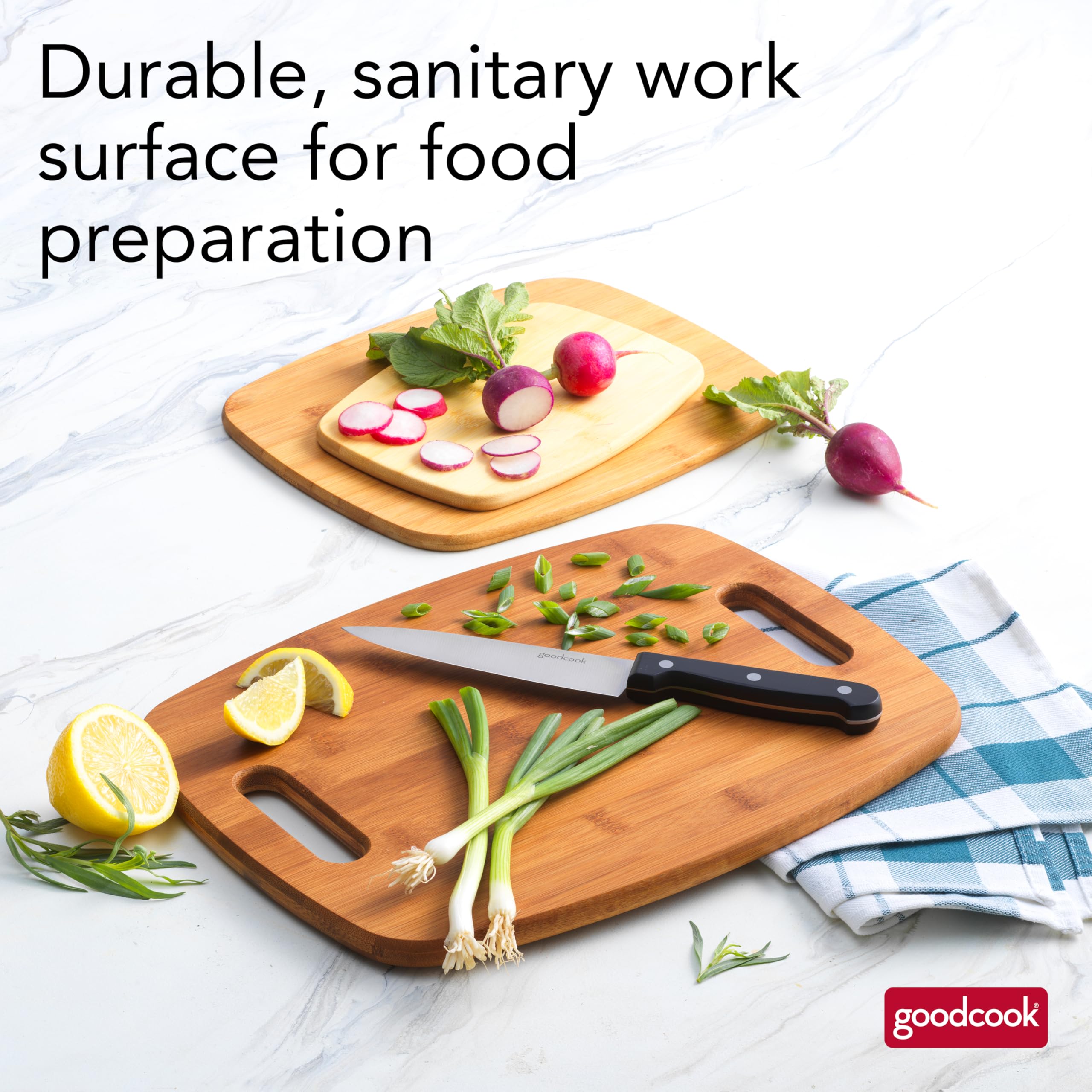 GoodCook Deska do krojenia, bambus 3 szt