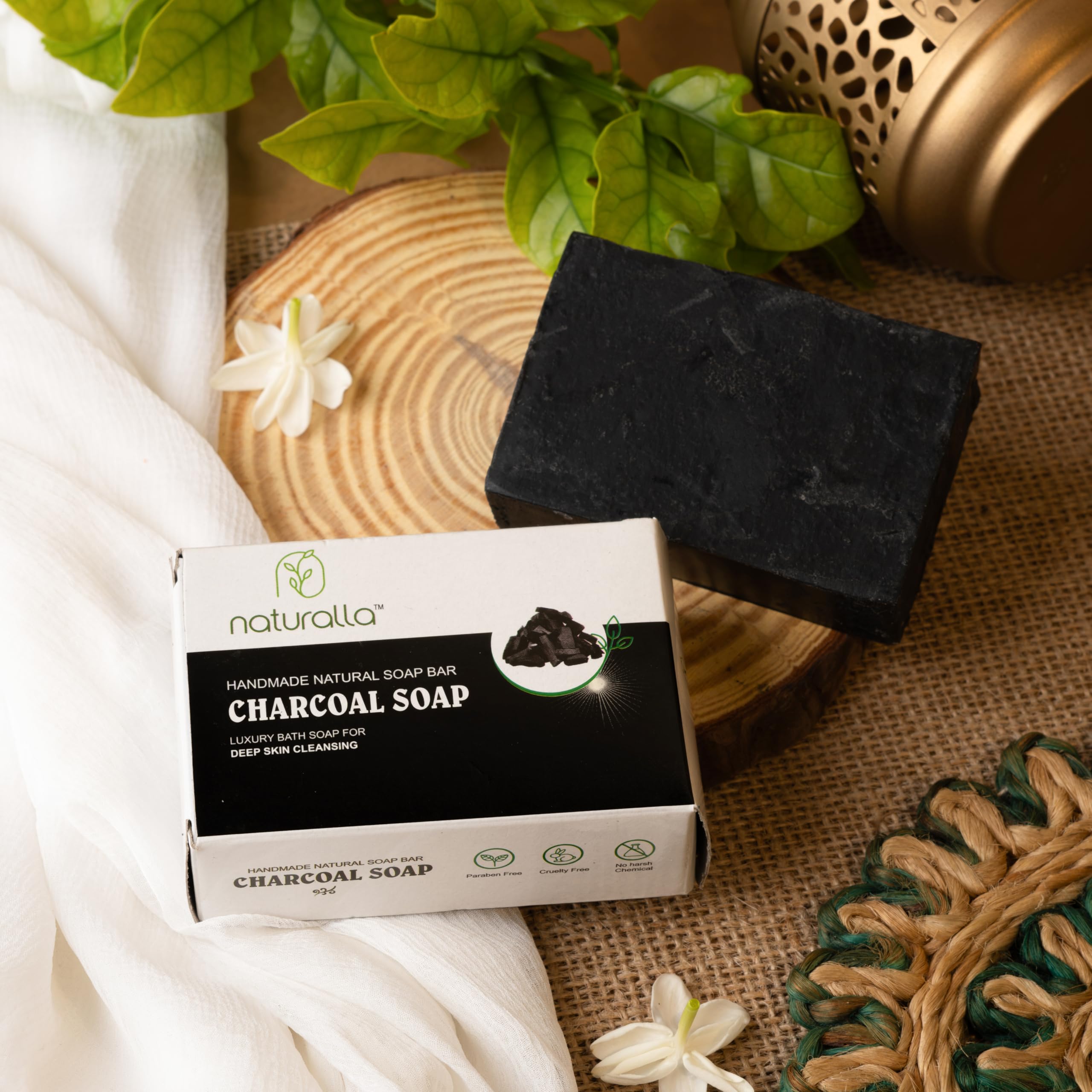 Buy Naturalla Charcoal Soap | 100% Natural Extract | Deep