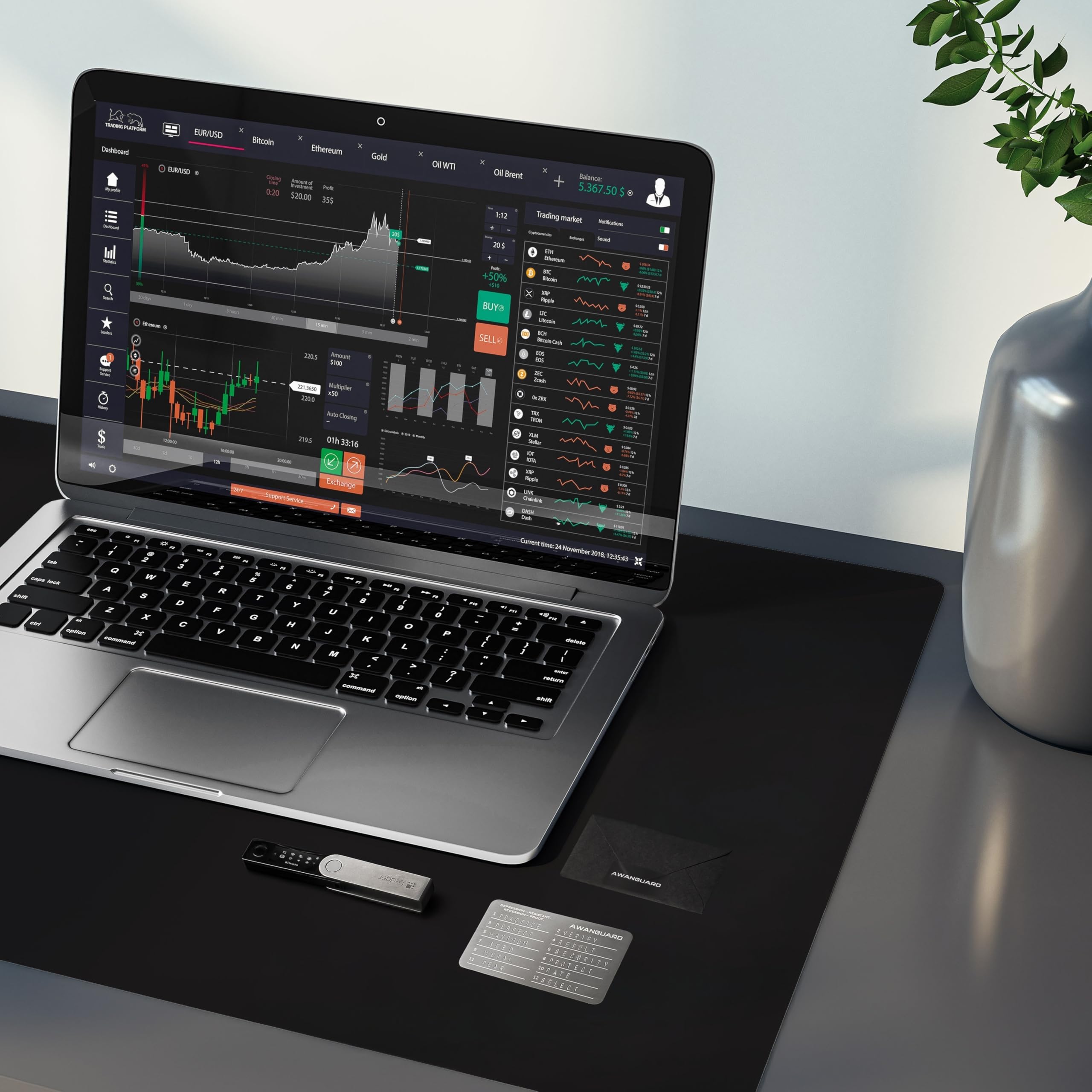 AWANGUARD Crypto Steel Wallet - 3x24 Seed Phrase Roestvrijstalen Platen,  Cryptowallet. Opslag voor Herstelzinnen. Cryptovalutawallet, Opslag voor  Seedphrases, Compatibel met ALLE Cryptowallets. : Amazon.nl: Klussen &  gereedschap